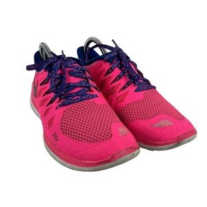 Nike Free 5.0 GS Youth Size 7Y Hyper Pink Silver Running Shoes 644446-601